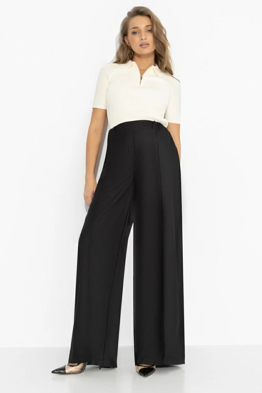 Брюки чёрные со стрелками Charutti(фото6)