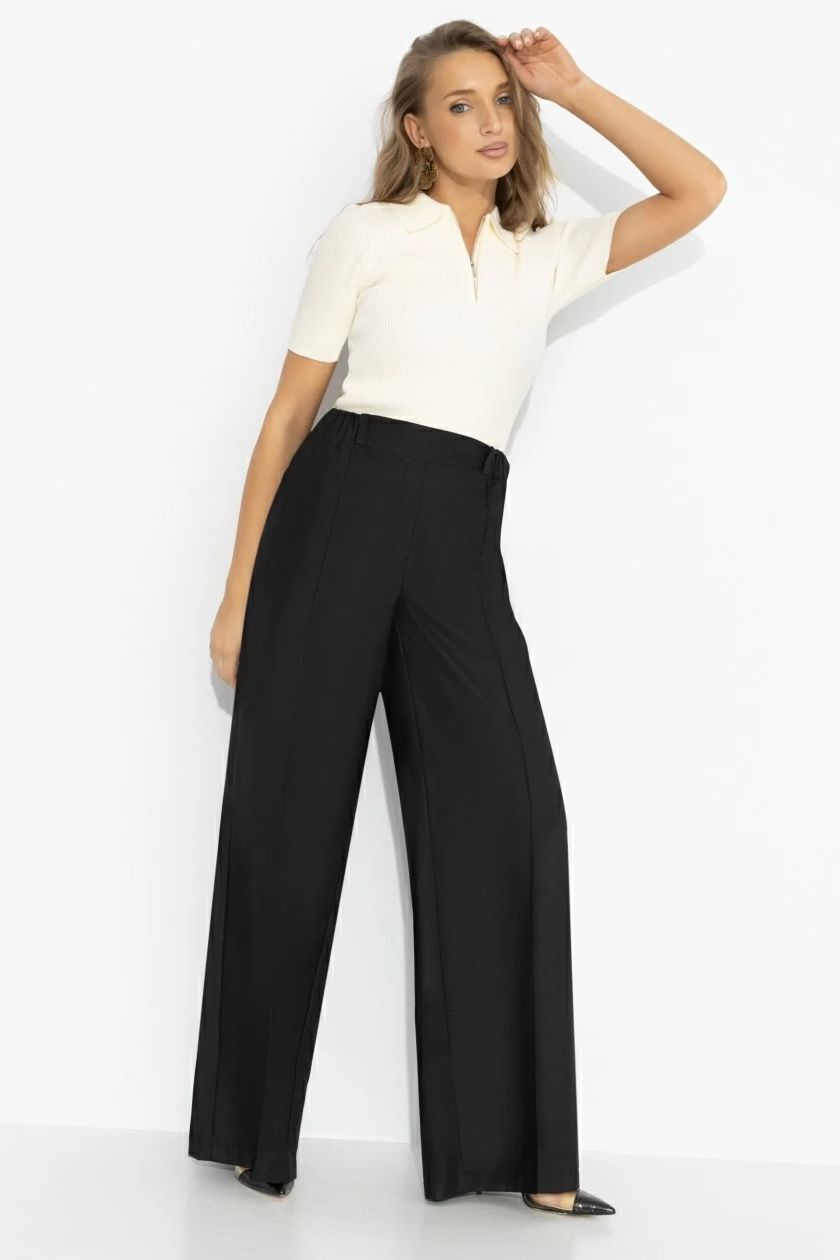 Брюки чёрные со стрелками Charutti(фото7)