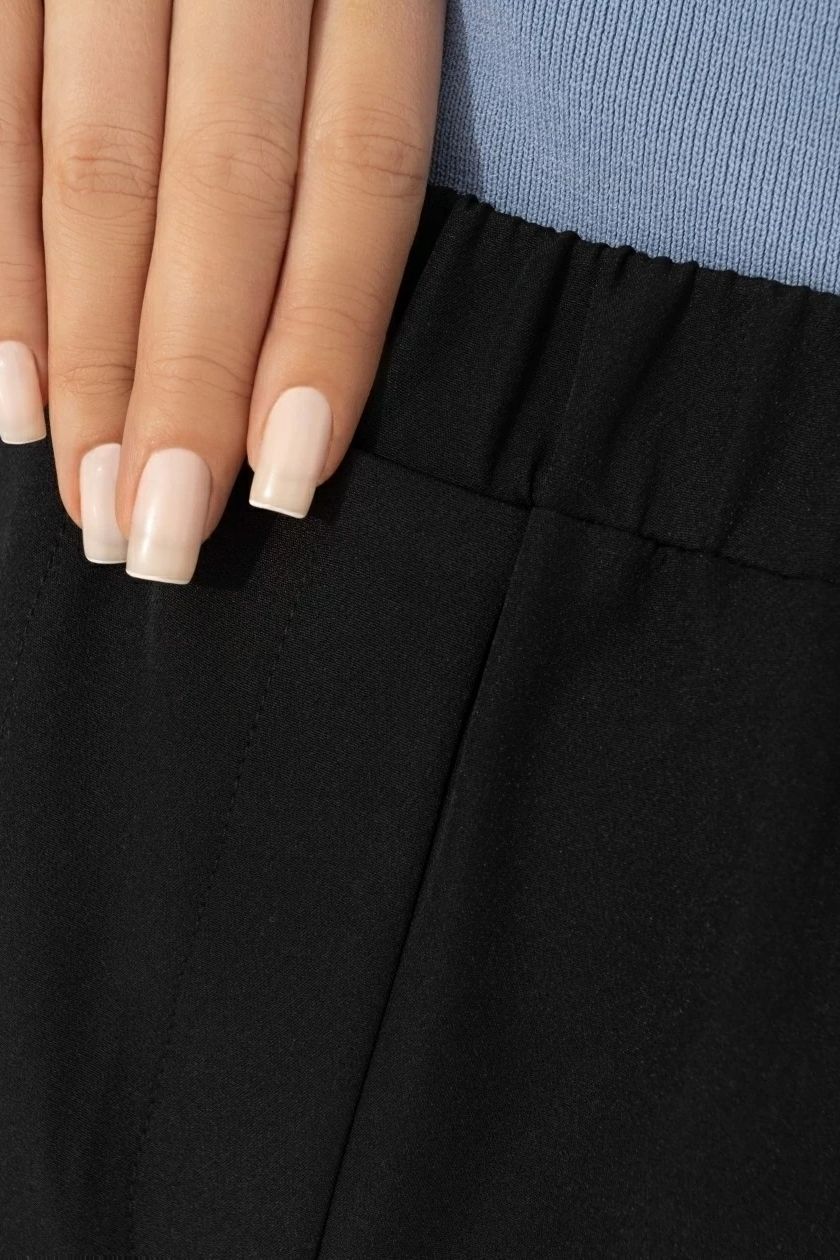 Брюки черные на резинке  Charutti(фото4)