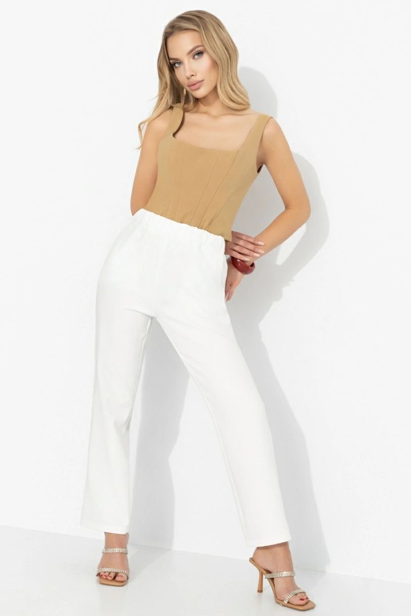 Брюки белые укороченные Charutti