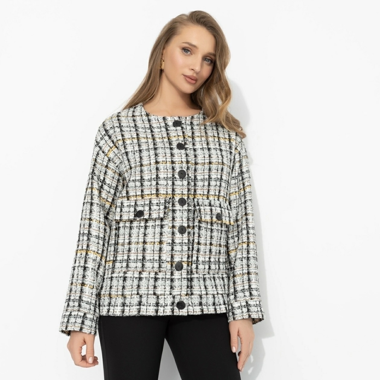 Бомбер в стиле Шанель Charutti(фото5)