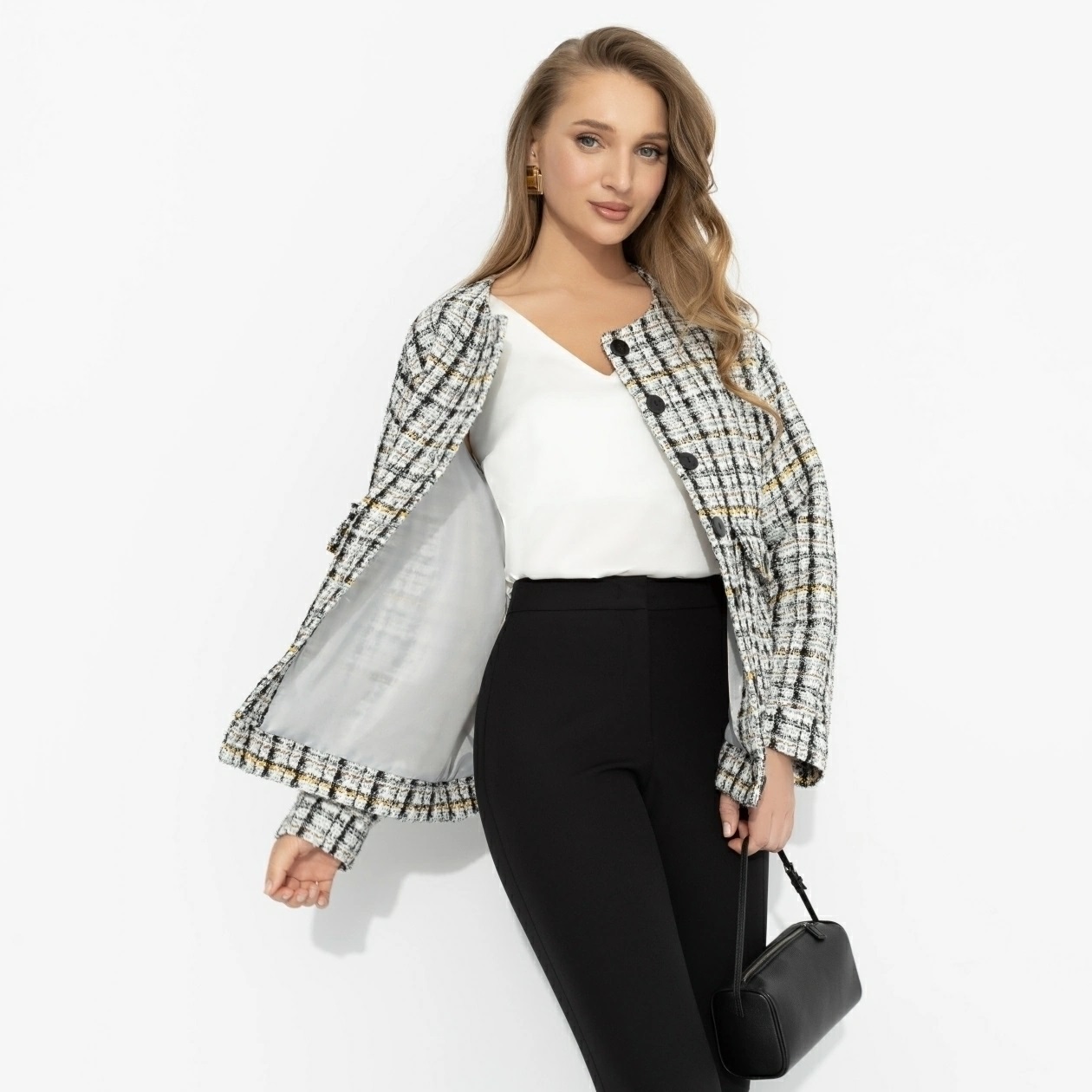 Бомбер в стиле Шанель Charutti(фото7)