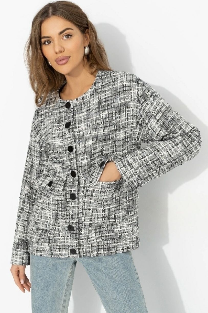 Бомбер в стиле Шанель Charutti