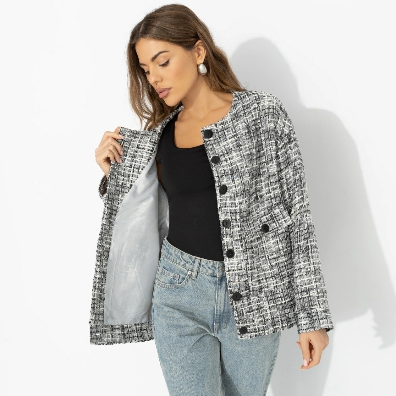 Бомбер в стиле Шанель Charutti(фото6)