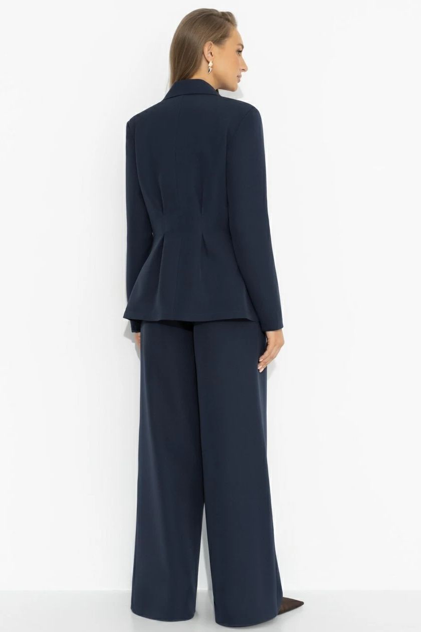 Костюм-двойка тёмно-синего цвета с брюками Charutti(фото5)