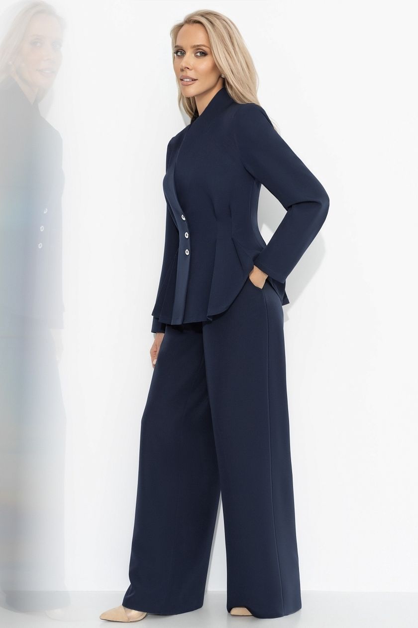 Костюм-двойка синий с брюками Charutti(фото6)