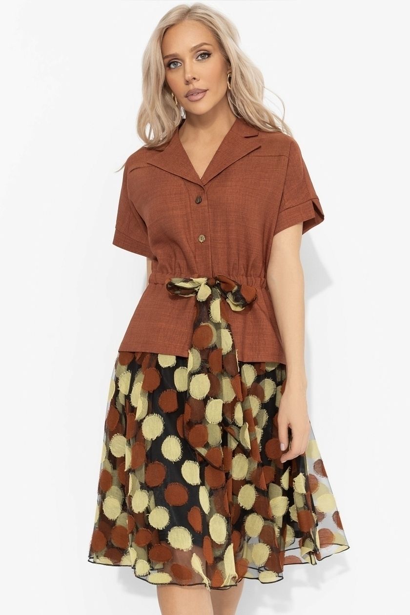 Костюм с юбкой приталенный Charutti(фото3)