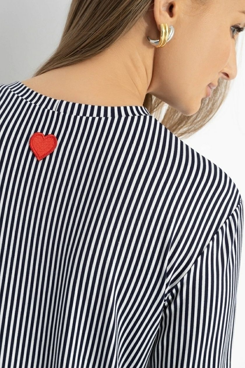 Лонгслив трикотажный в полоску Charutti(фото3)