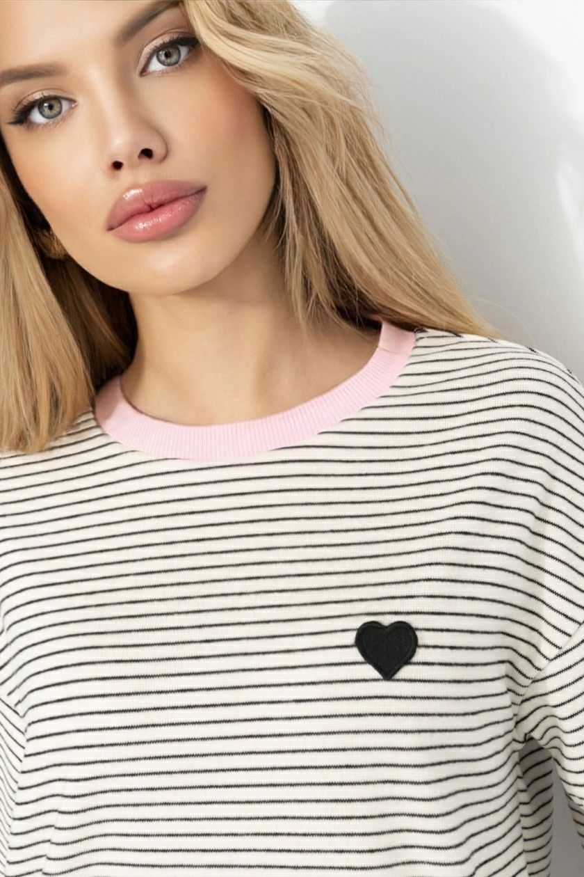 Лонгслив трикотажный в полоску Charutti(фото3)