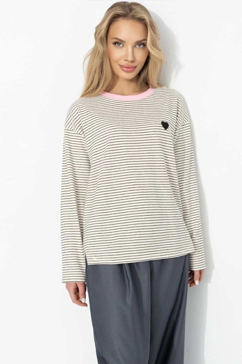 Лонгслив трикотажный в полоску Charutti(фото2)