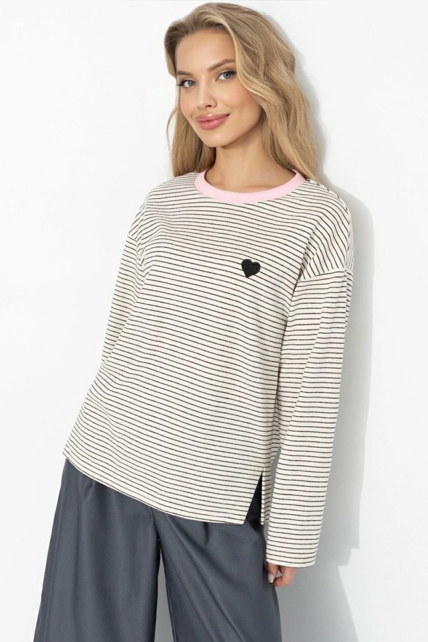 Лонгслив трикотажный в полоску Charutti(фото5)