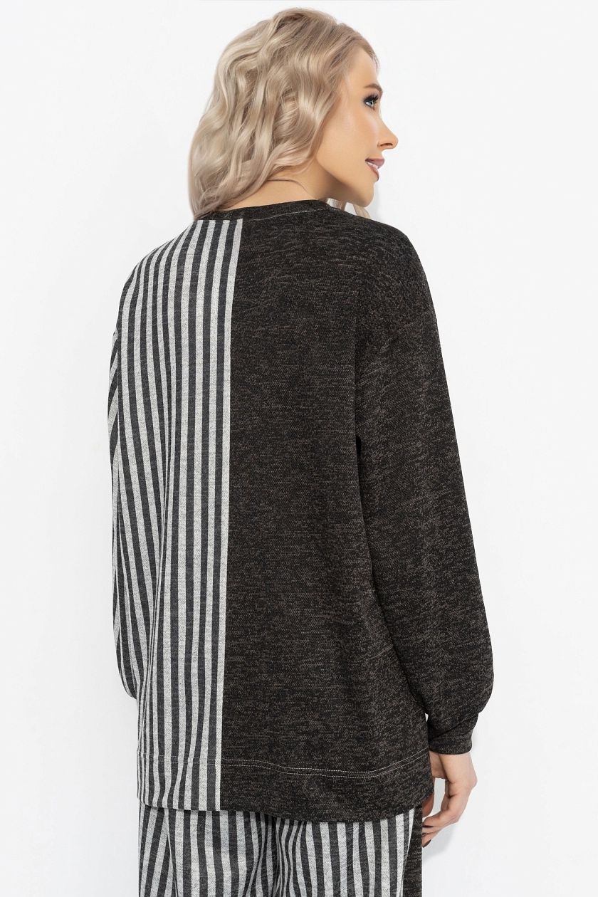 Свитшот в полоску для дома Charutti(фото7)