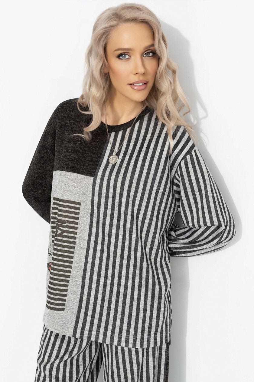 Свитшот в полоску для дома Charutti