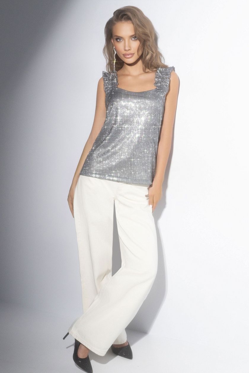 Топ нарядный сверкающий Charutti(фото2)