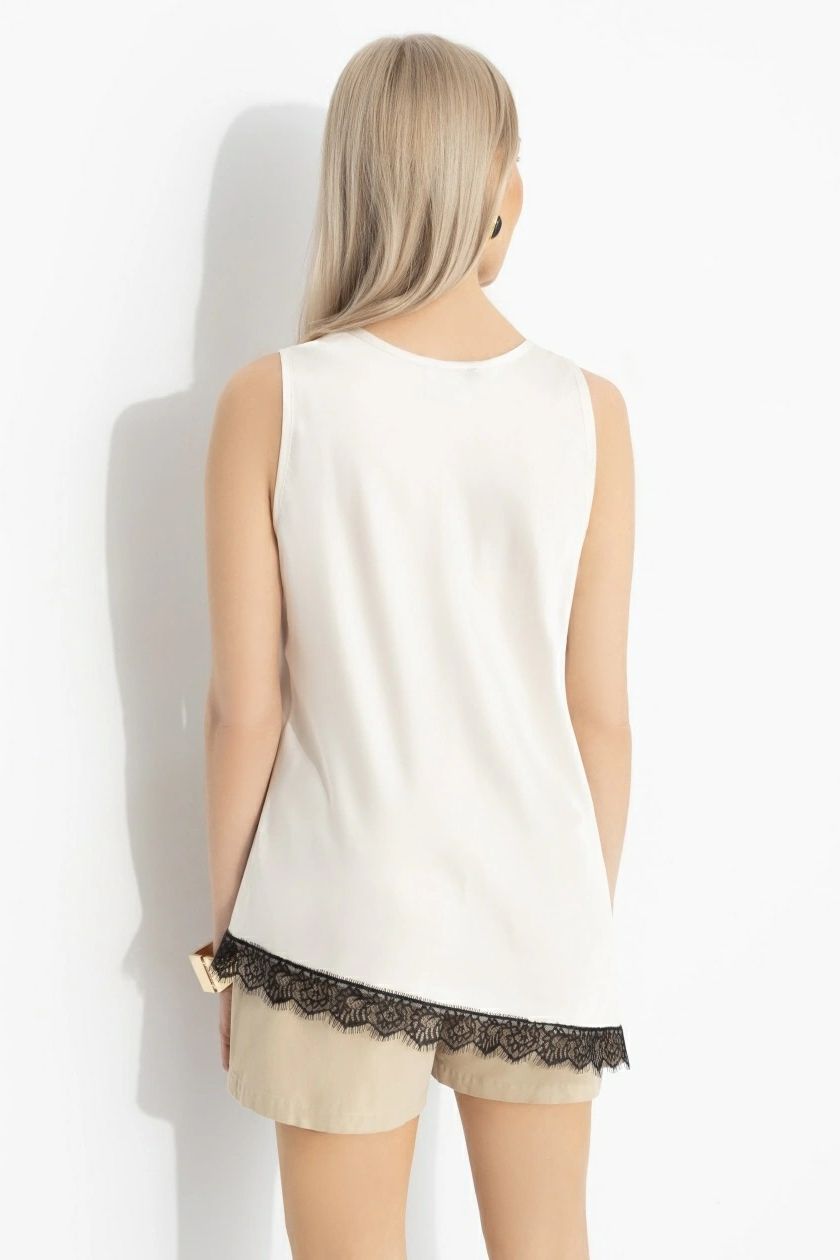 Топ молочный в бельевом стиле Charutti(фото5)