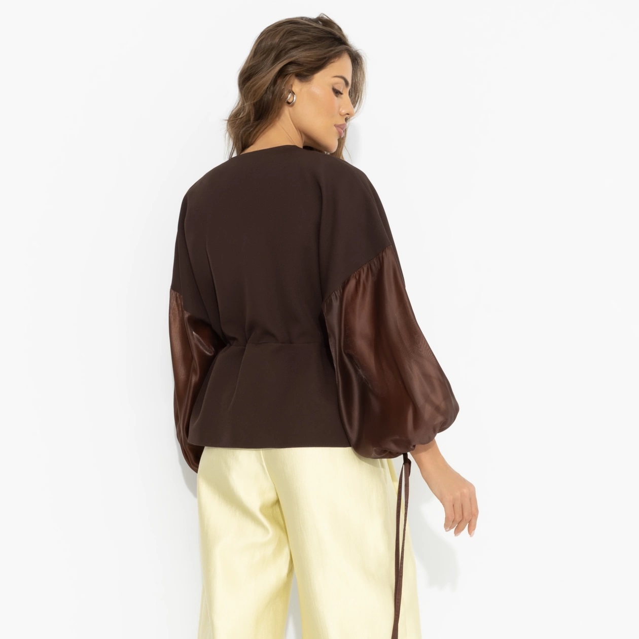 Жакет коричневый дизайнерский Charutti(фото7)