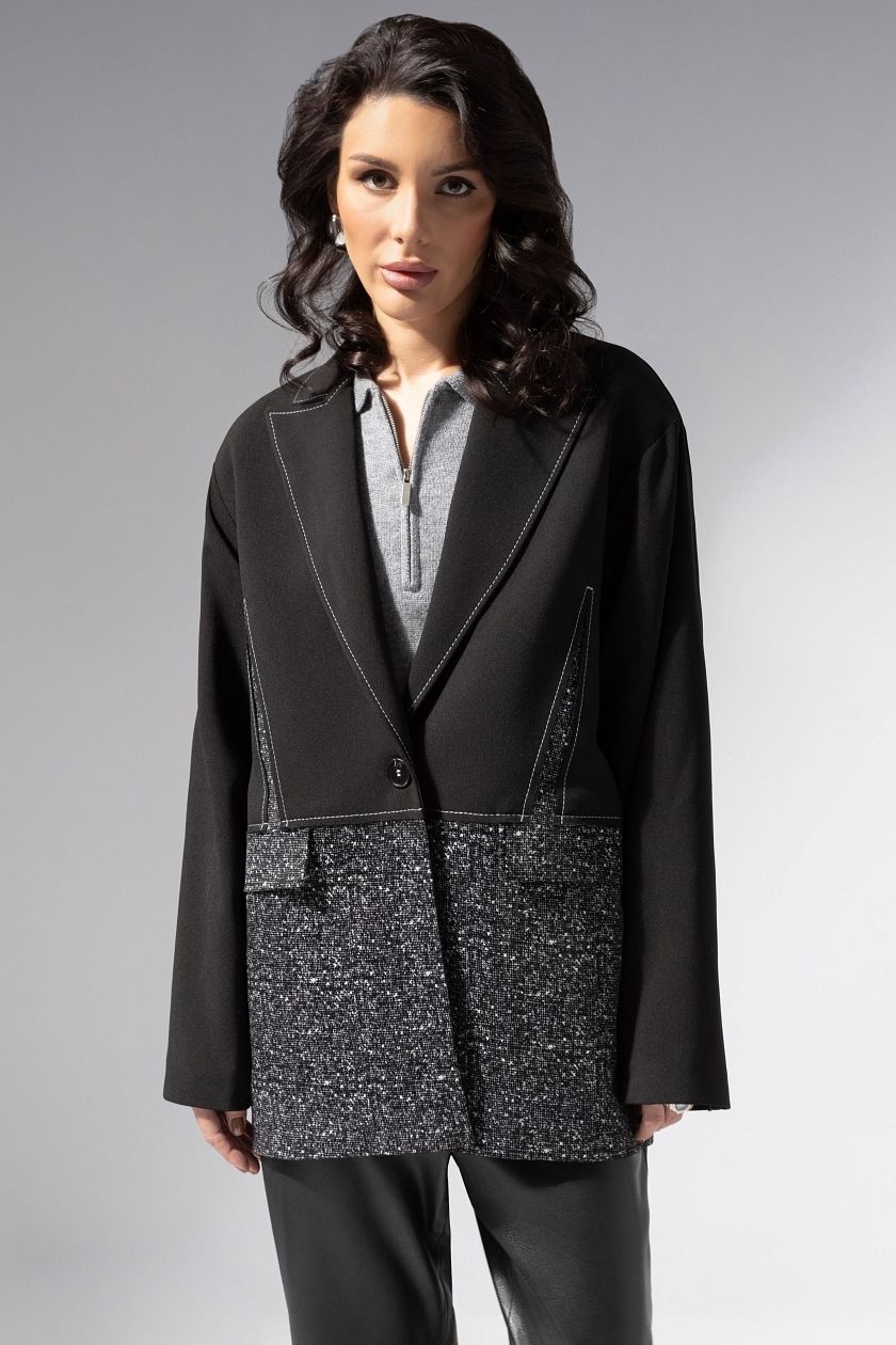 Жакет с контрастными швами Charutti