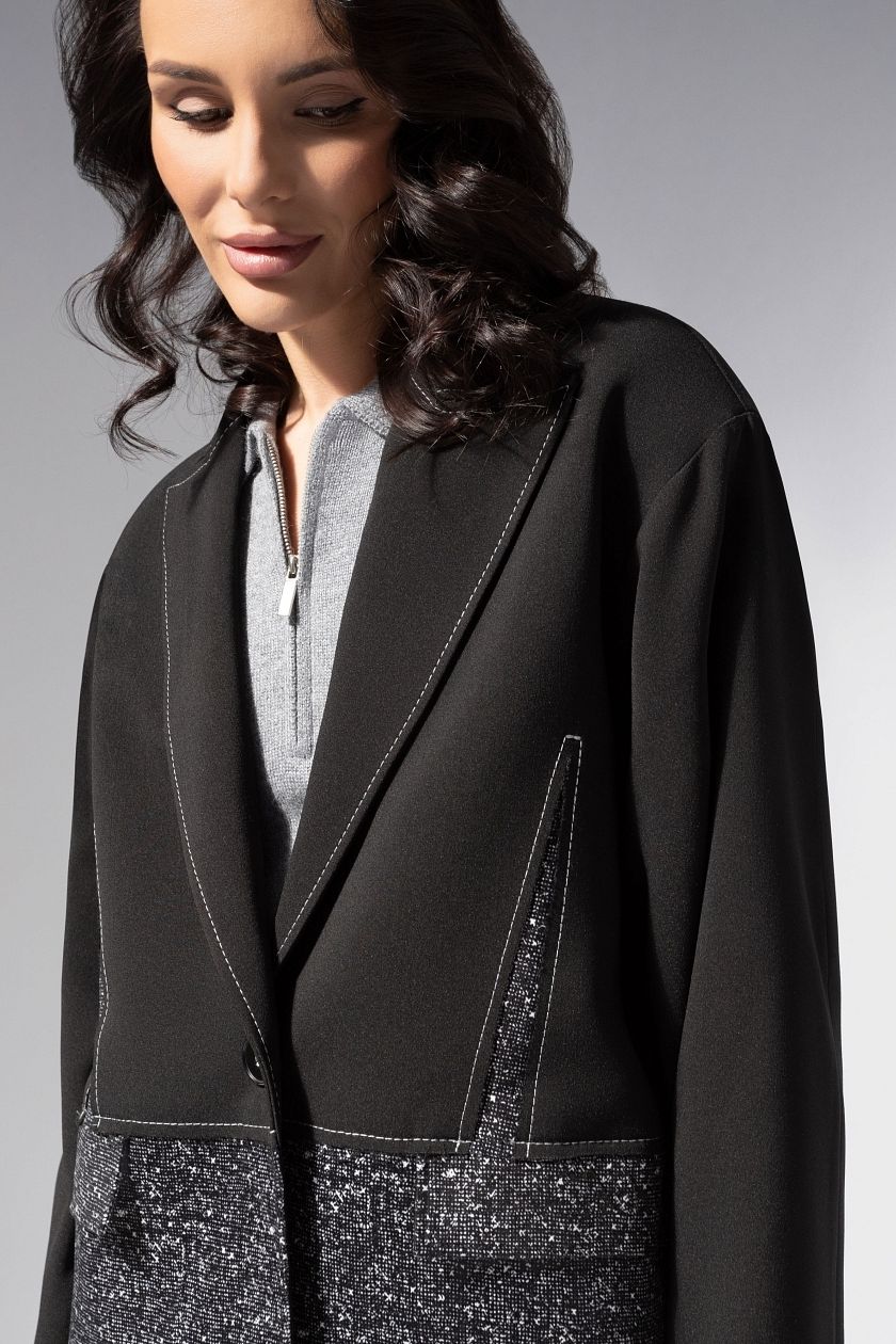 Жакет с контрастными швами Charutti(фото3)