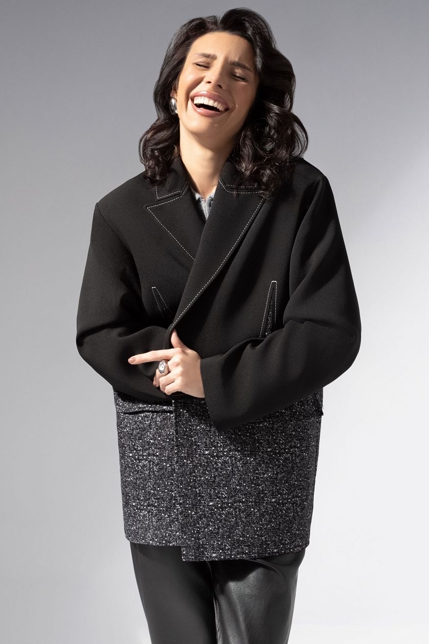 Жакет с контрастными швами Charutti(фото5)