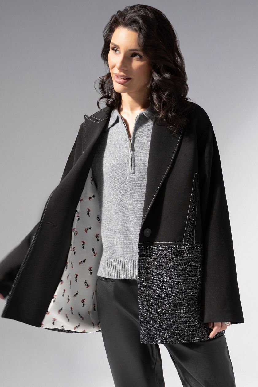 Жакет с контрастными швами Charutti(фото4)