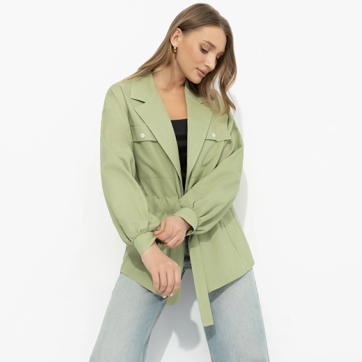 Жакет в стиле сафари Charutti(фото6)