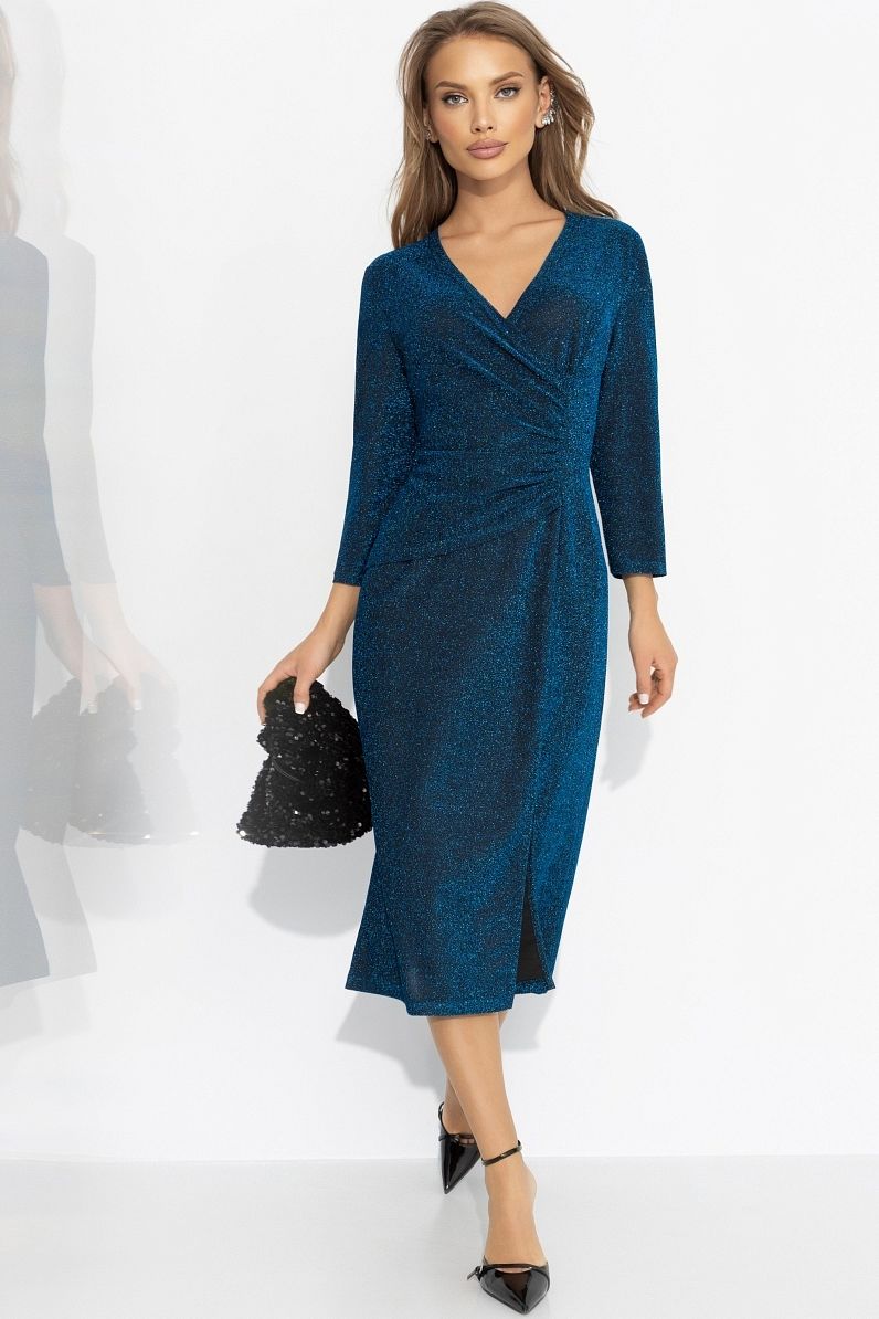 Платье нарядное трикотажное с люрексом Charutti