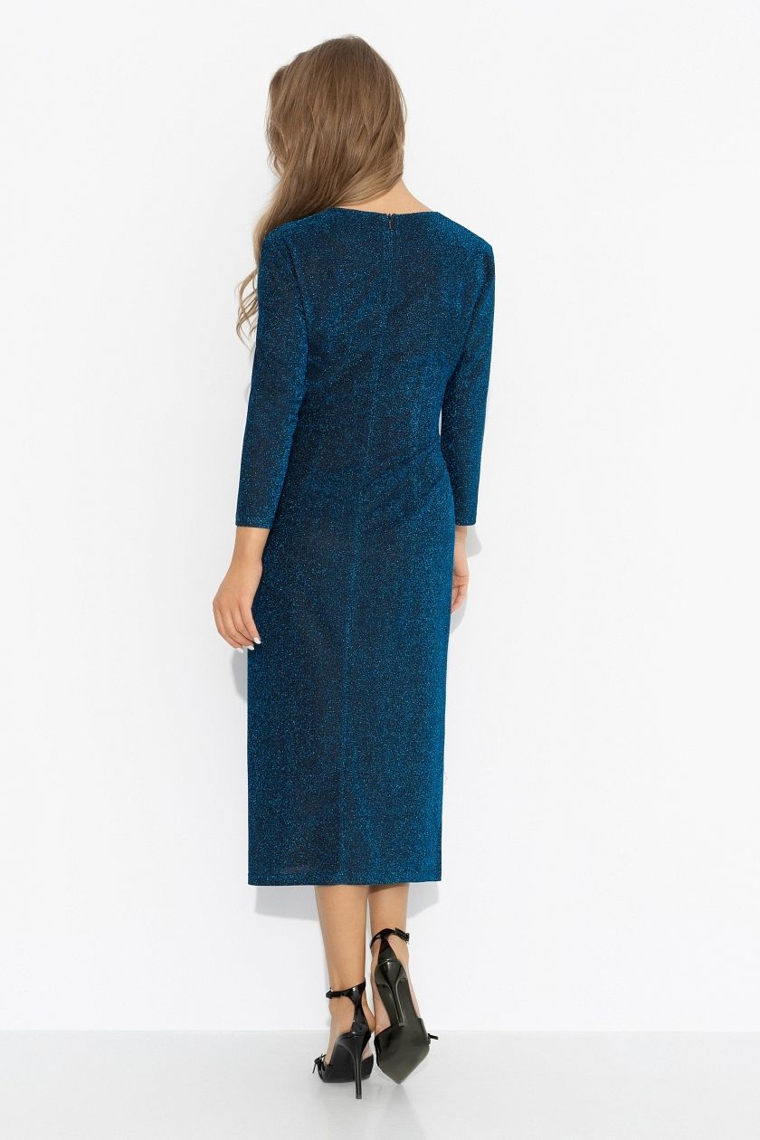 Платье нарядное трикотажное с люрексом Charutti(фото7)