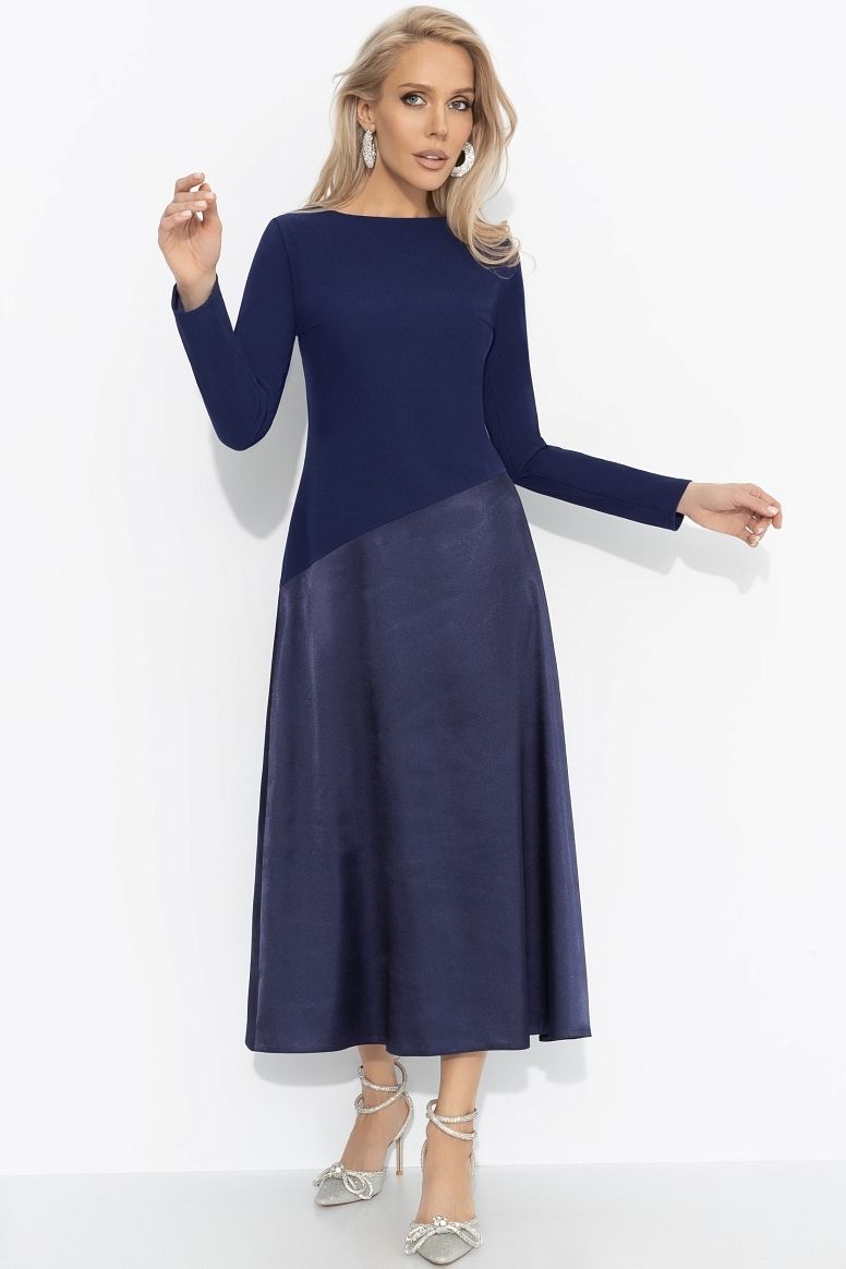 Платье чёрное комбинированное Charutti