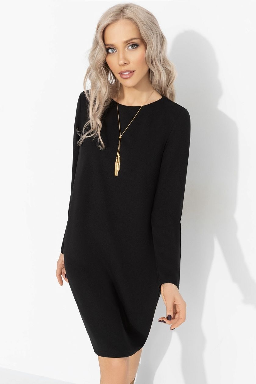 Платье чёрное с карманами Charutti