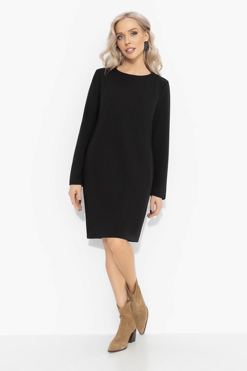 Платье чёрное с карманами Charutti(фото2)