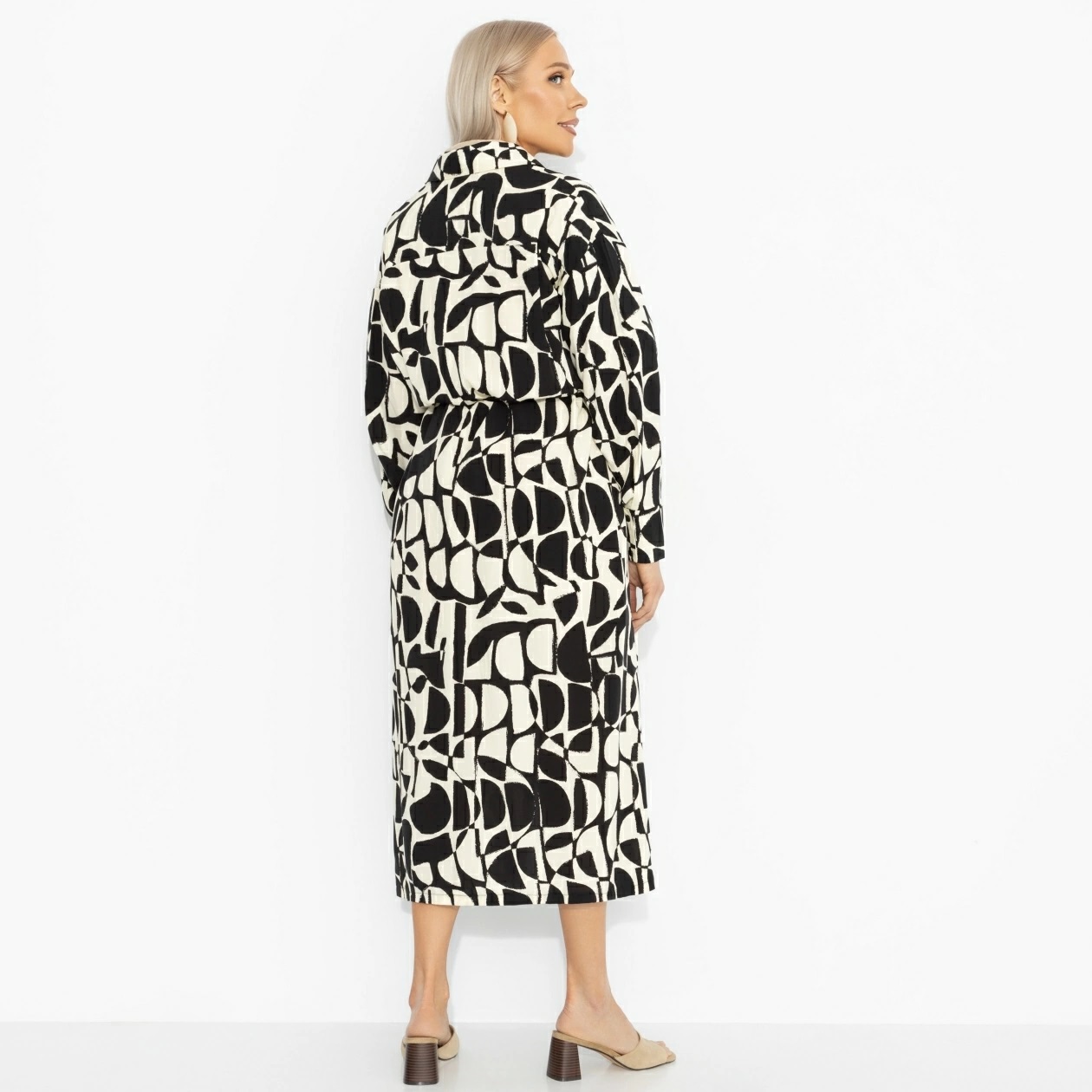 Платье-рубашка из вискозы Charutti(фото5)