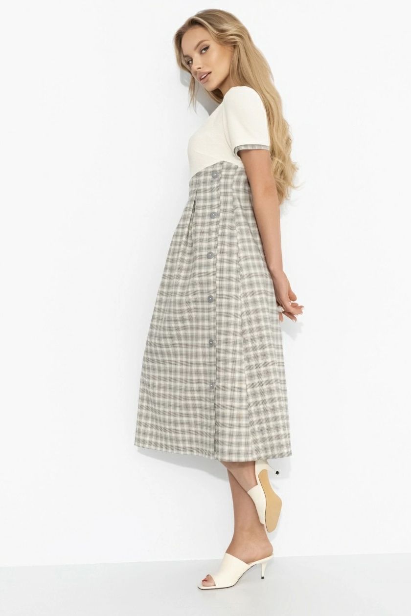 Платье в клетку с карманами Charutti(фото5)