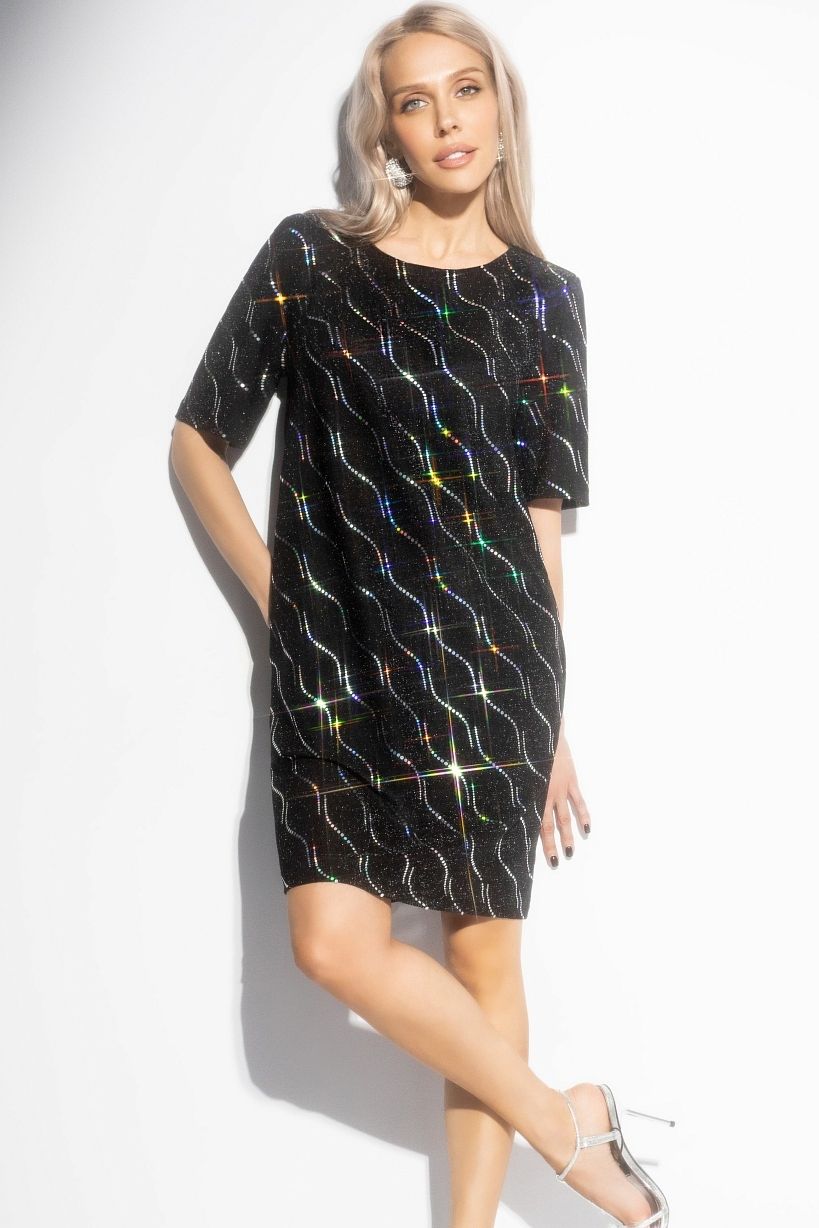 Платье чёрное с карманами Charutti