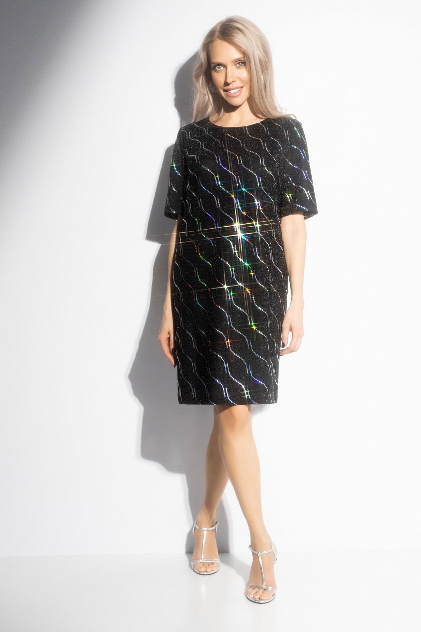 Платье чёрное с карманами Charutti(фото2)