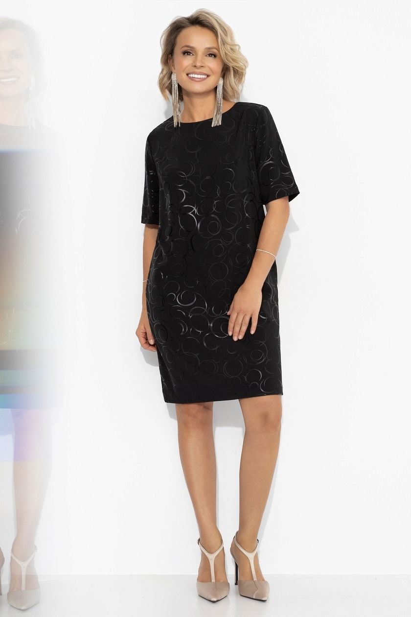 Платье чёрное с карманами Charutti(фото5)