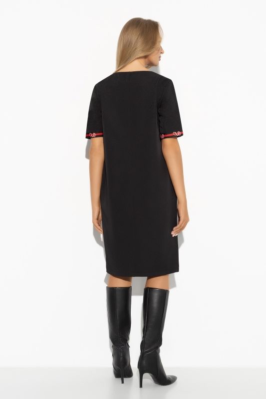 Платье чёрное с карманами Charutti(фото5)