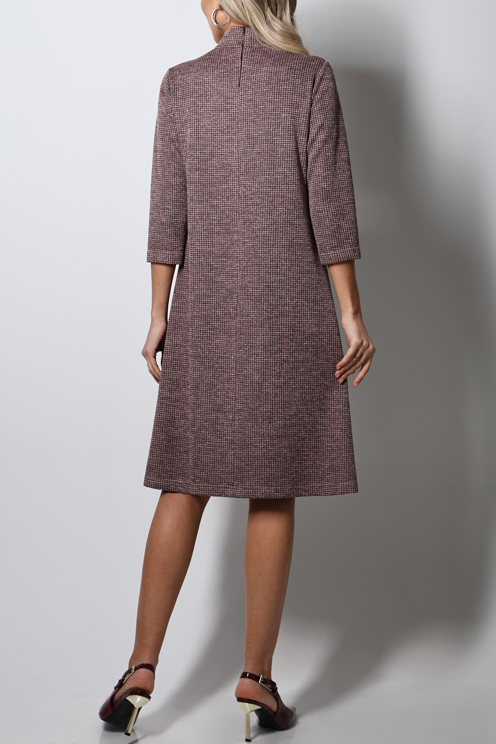 Серое трикотажное платье Особенно актуально, фантазия SelenaSonata(фото4)