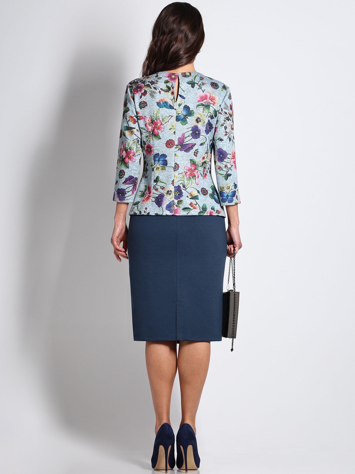 Костюм трикотажный с юбкой Ключевое событие, найт SelenaSonata(фото7)