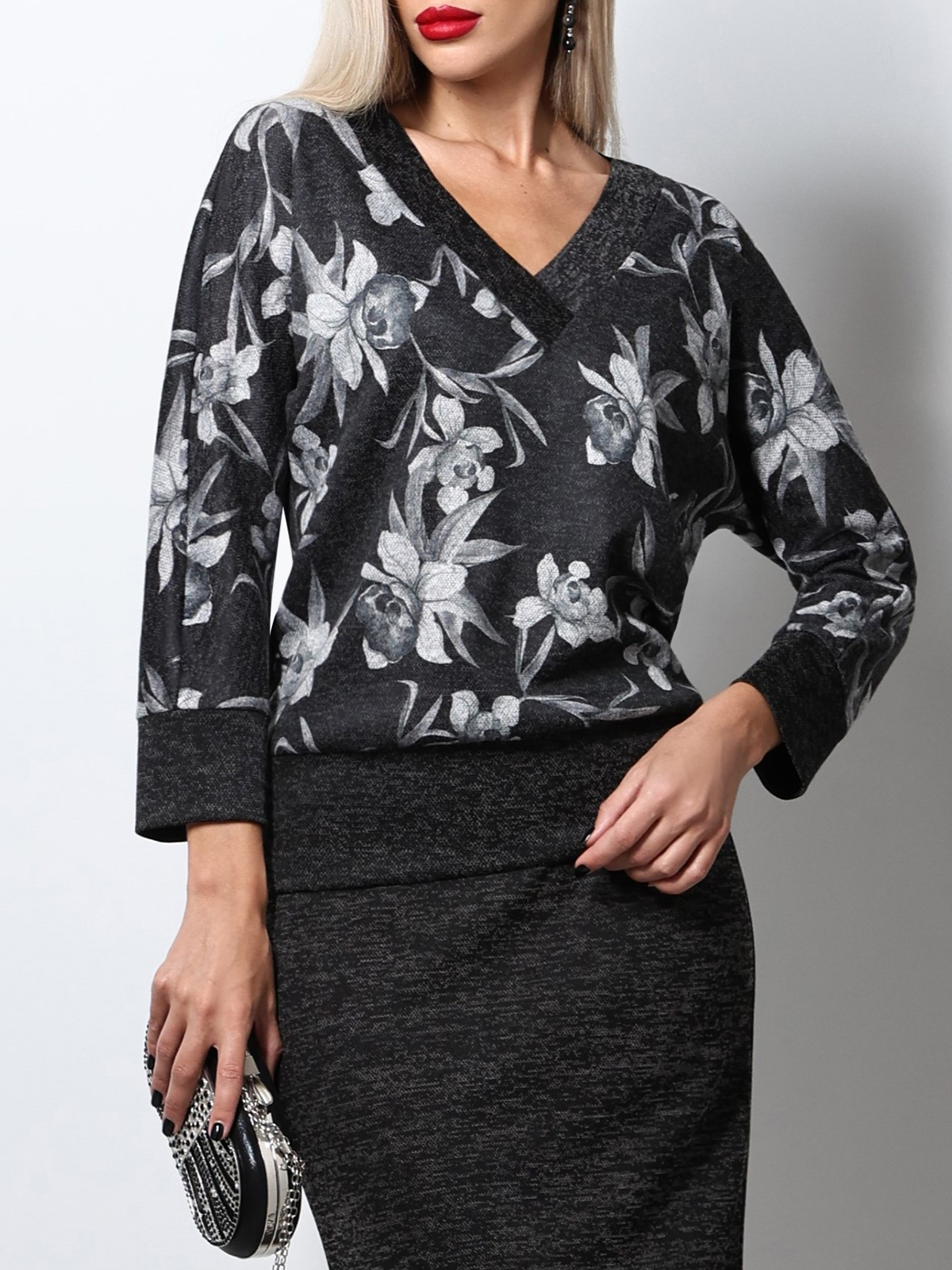 Костюм трикотажный с юбкой Путь к совершенству, тренд SelenaSonata(фото6)