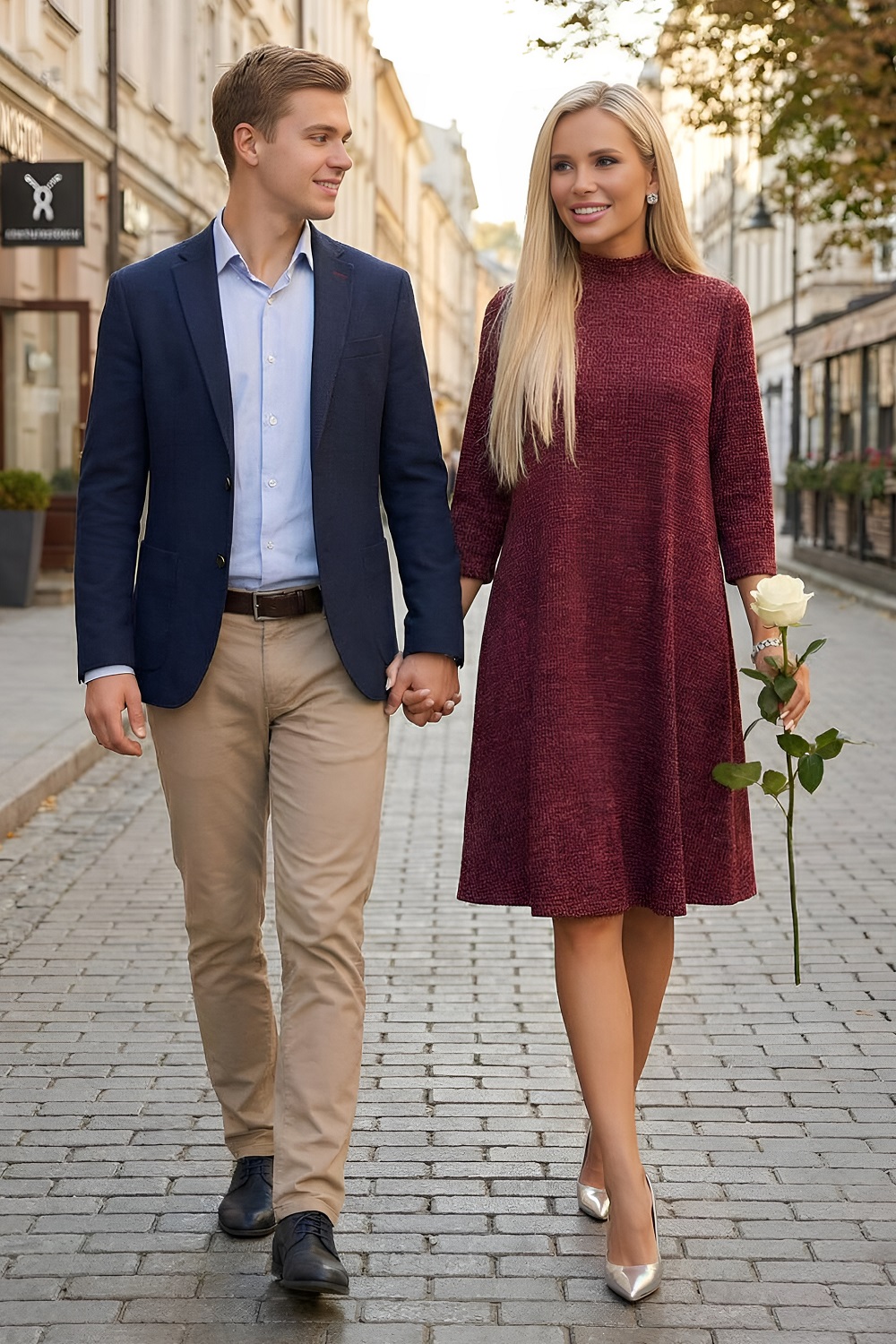 Трикотажное бордовое платье Особенно актуально, элегант SelenaSonata(фото2)