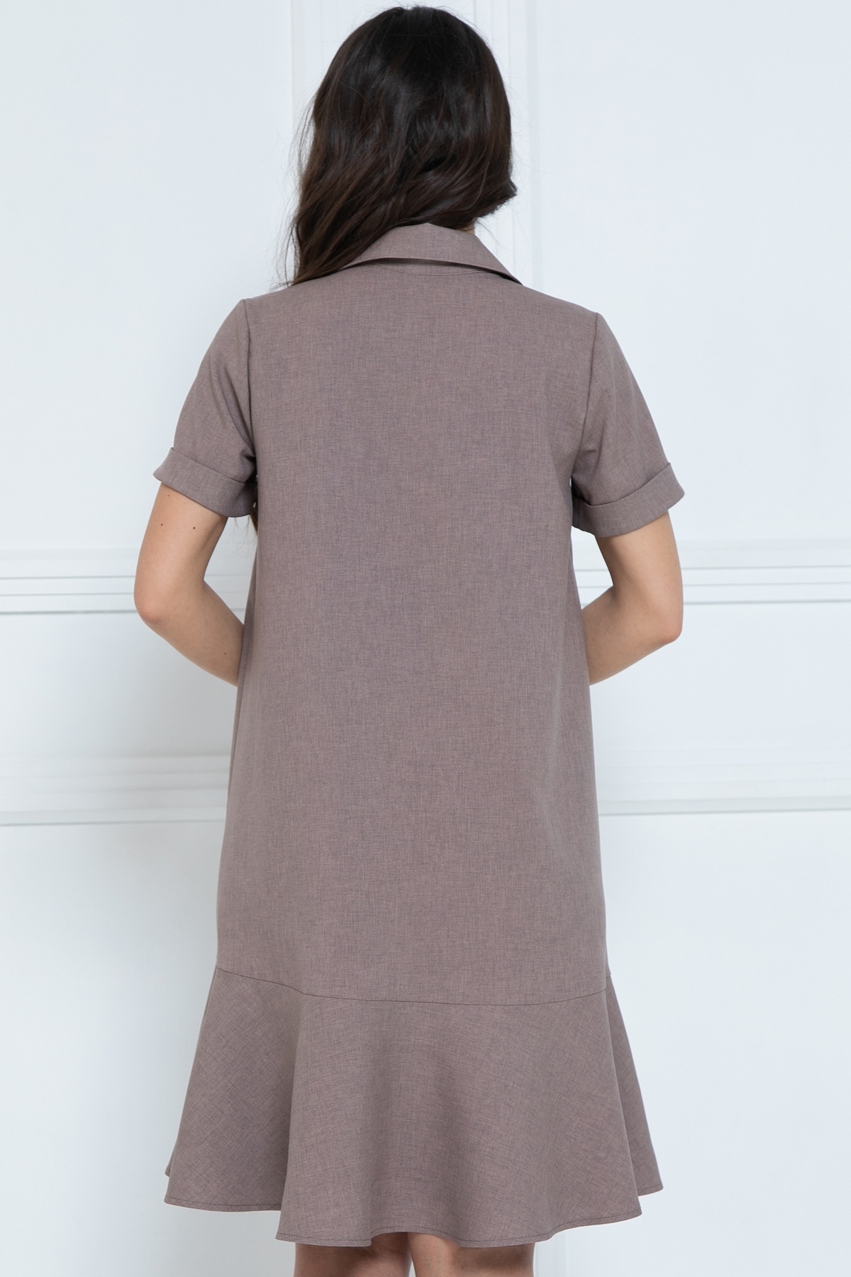 Платье-трапеция с поясом Diolche(фото7)