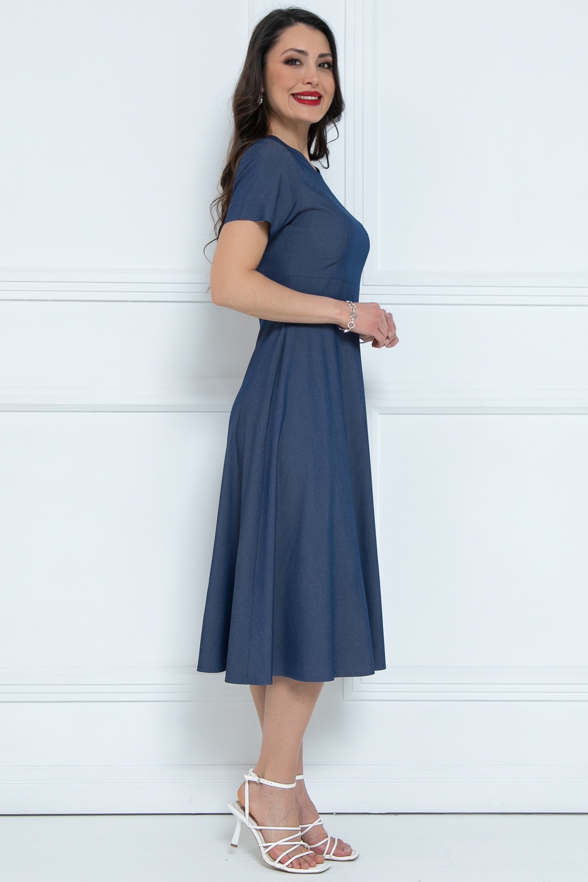 Платье синее из джинсы Diolche(фото5)