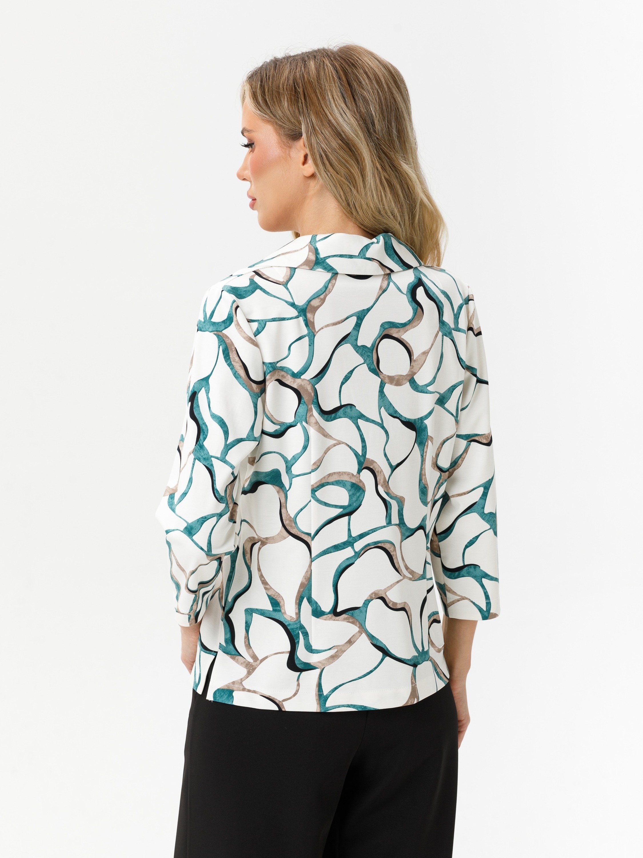 Блузка поло с рукавами три четверти Diolche(фото7)