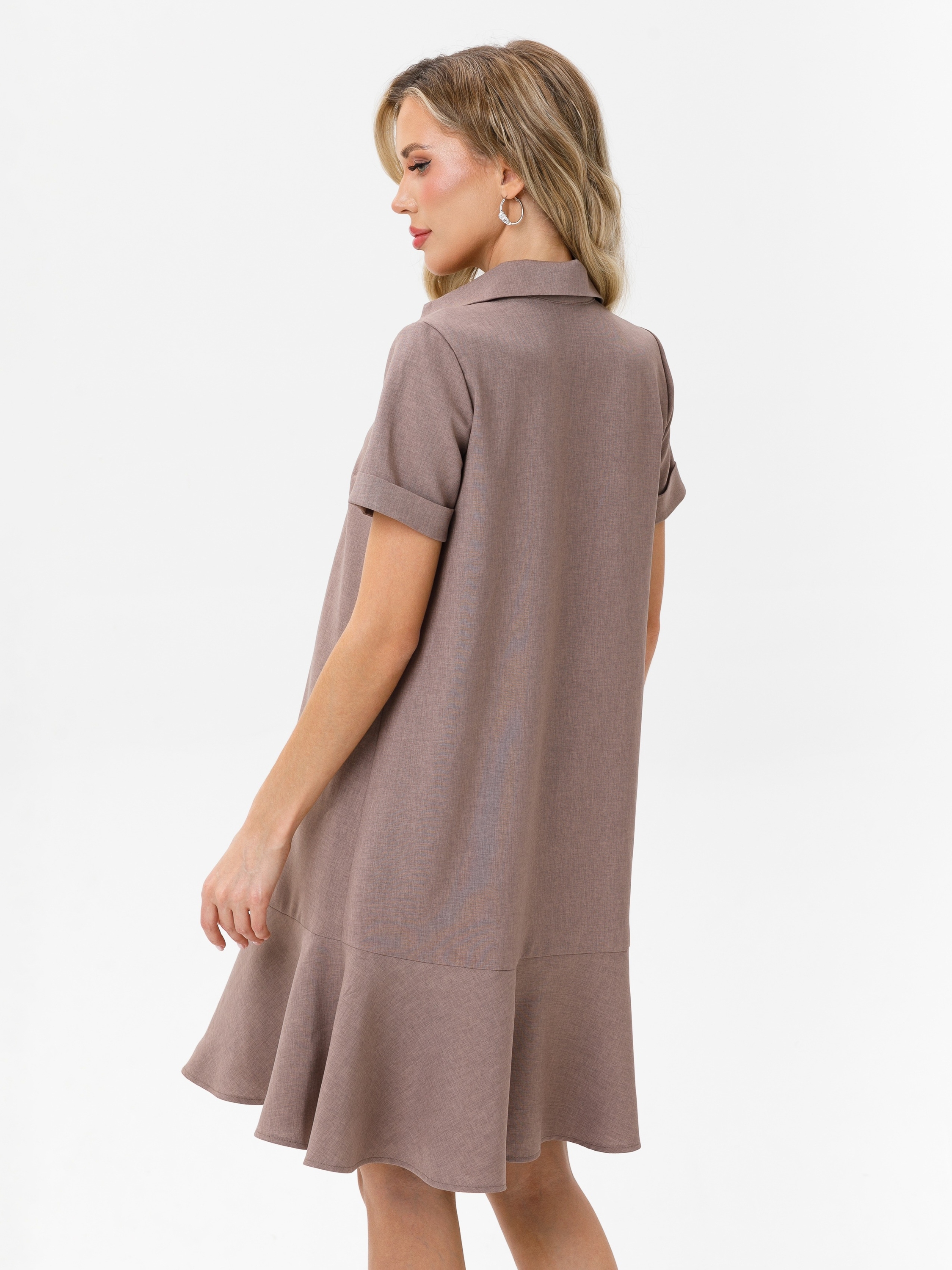 Платье-трапеция с поясом Diolche(фото8)