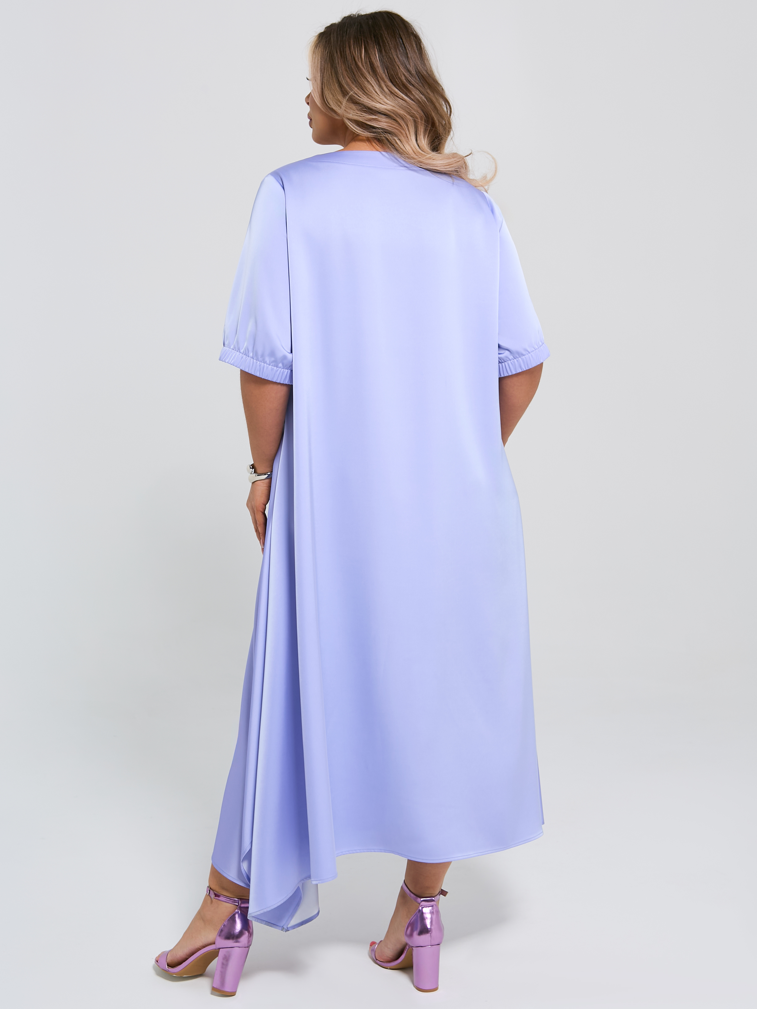 Платье длинное летящего силуэта Dora(фото10)