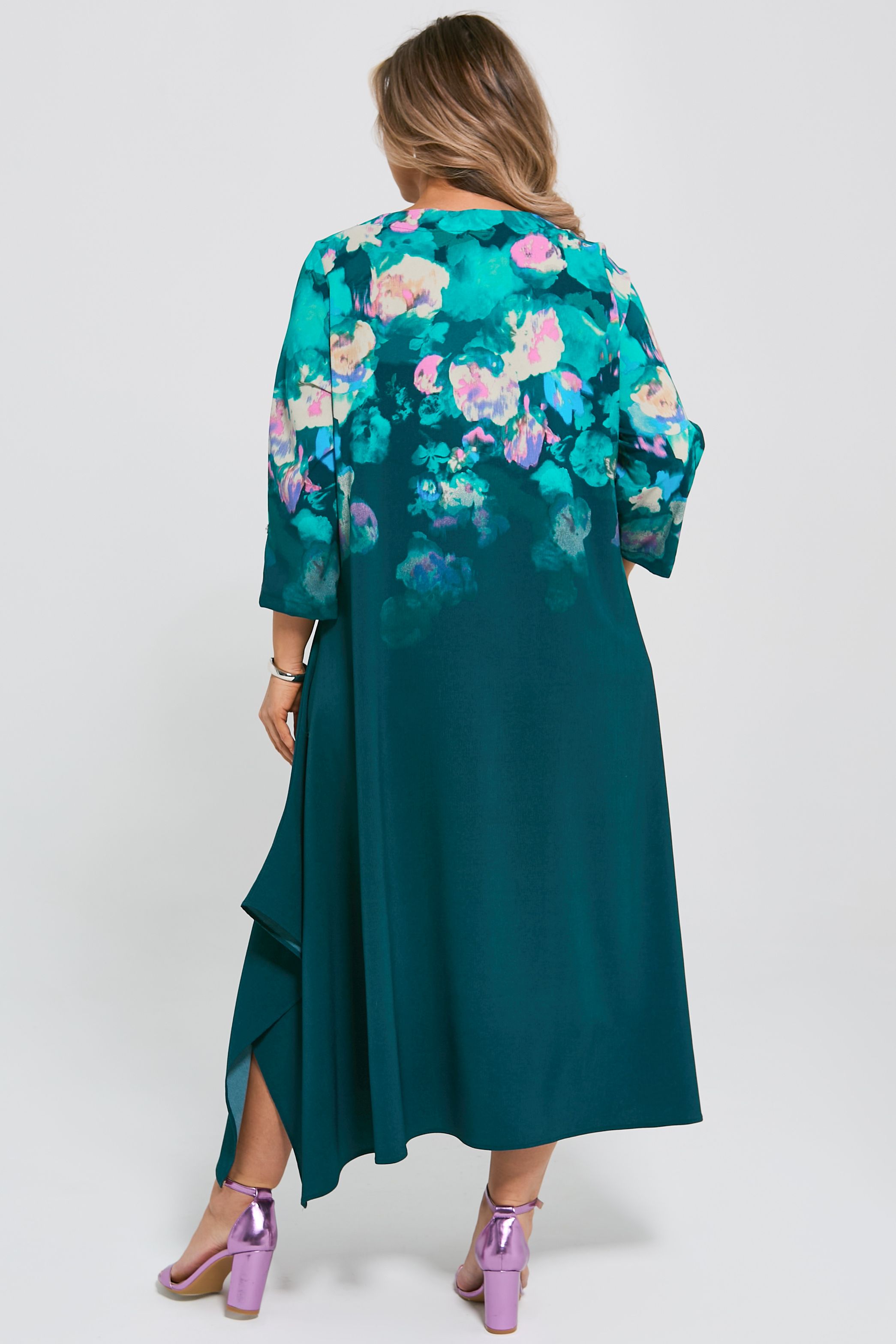 Платье длинное летящего силуэта Dora(фото9)