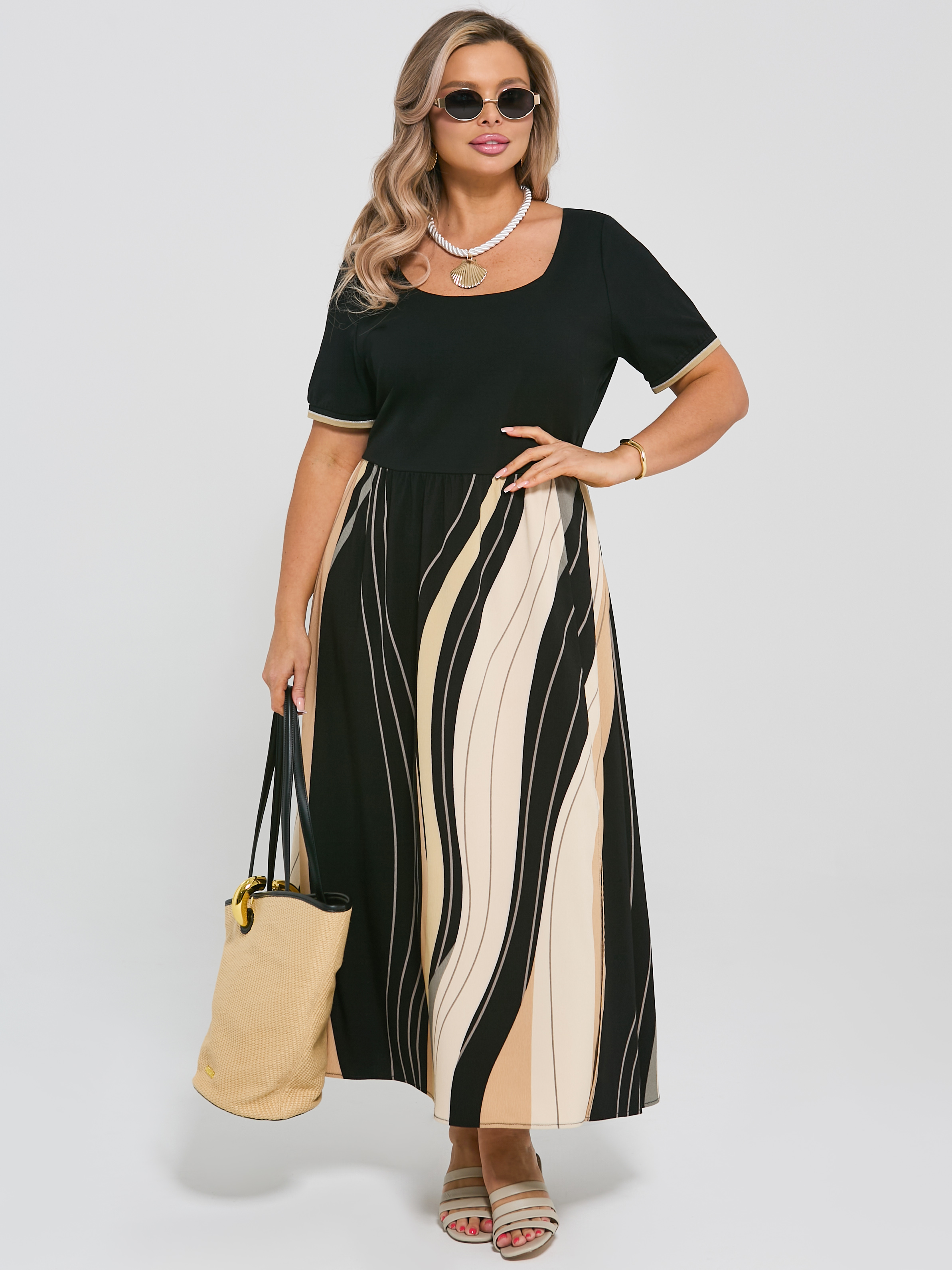 Платье макси с разрезом Dora(фото2)