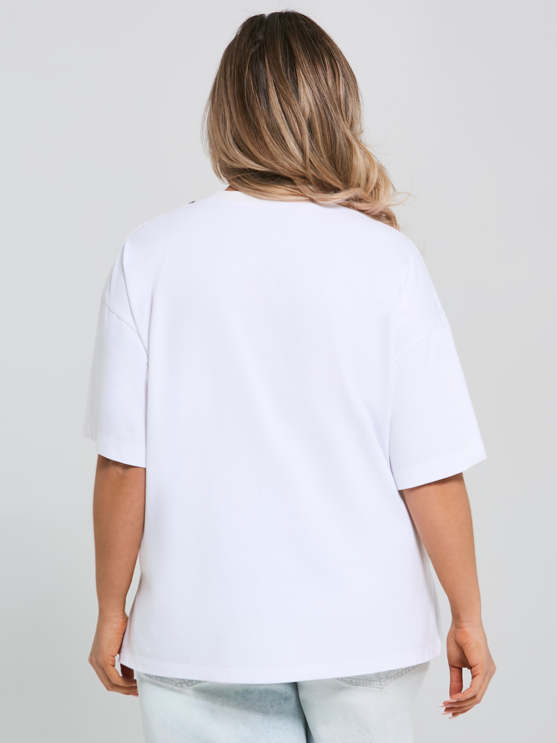 Футболка трикотажная белая Dora(фото8)