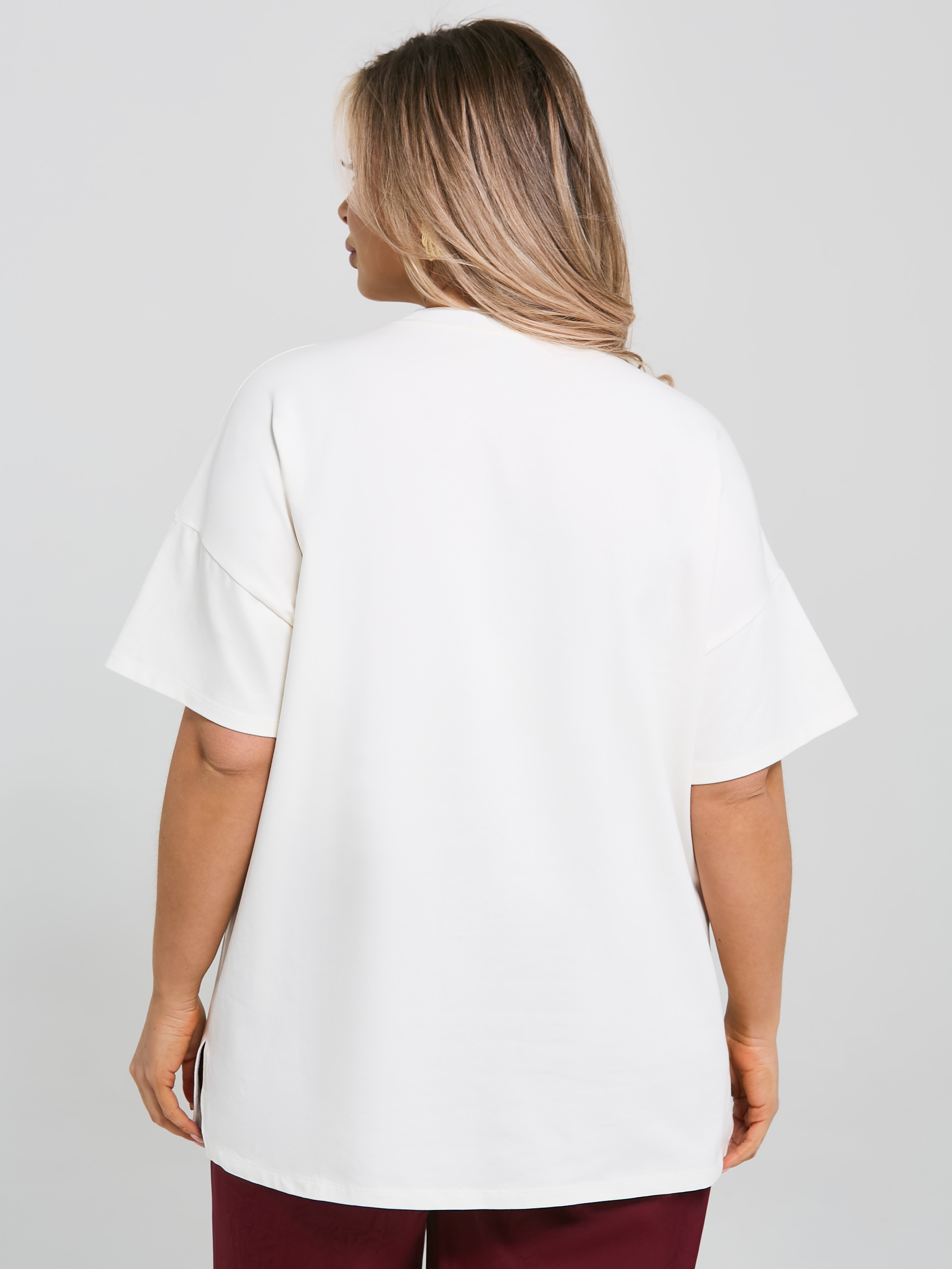 Футболка трикотажная белого цвета с принтом Dora(фото9)