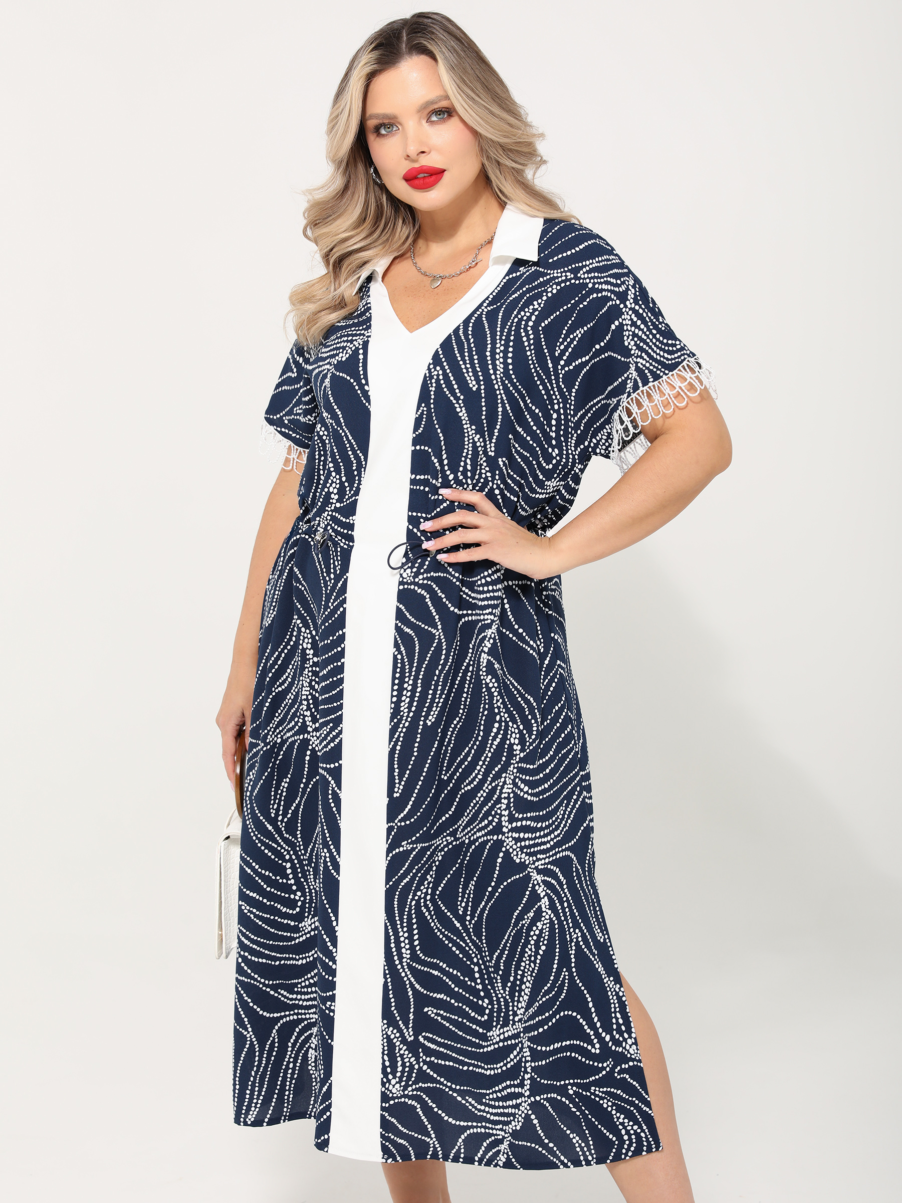 Платье женское с разрезами по низу Dora(фото2)